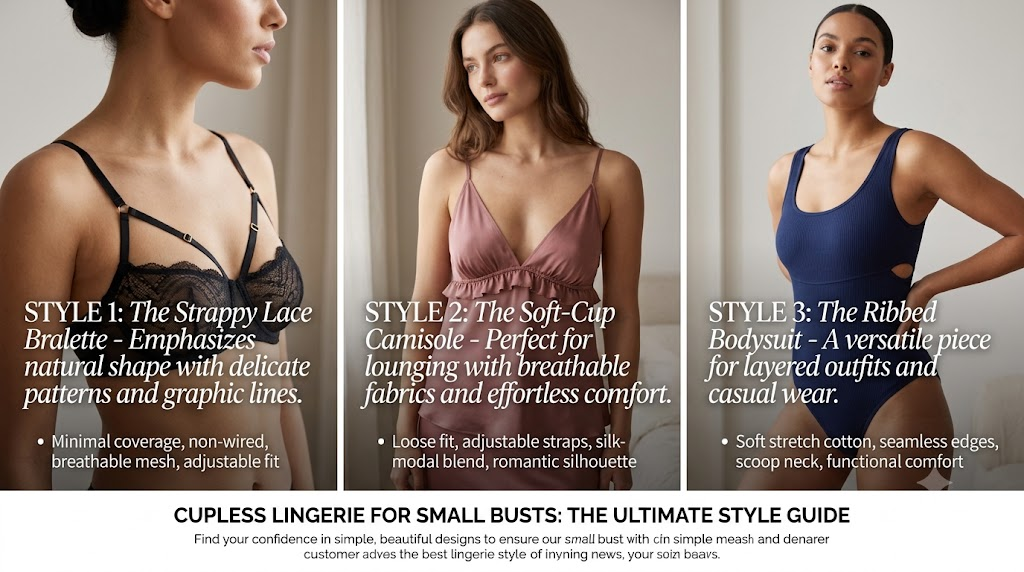 Cupless Lingerie for Small Busts: The Ultimate Style Guide