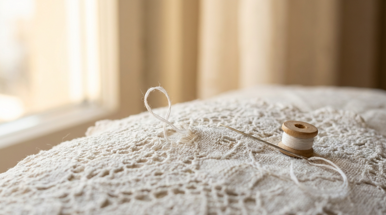 Snagged Lace? Don't Trash It. This Simple Trick Fixes Most Snags