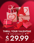 Valentine gift box set with red lace lingerie and heart-themed boxes