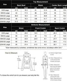 Plus size lace nighty sleepwear size chart with back bust, waist and length measurements