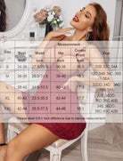 Red lace babydoll nightdress with lace cups and scalloped hem, sheer skirt