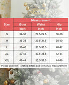 Size chart for babydoll dress: bust, waist, hip in inches (S to XXL)