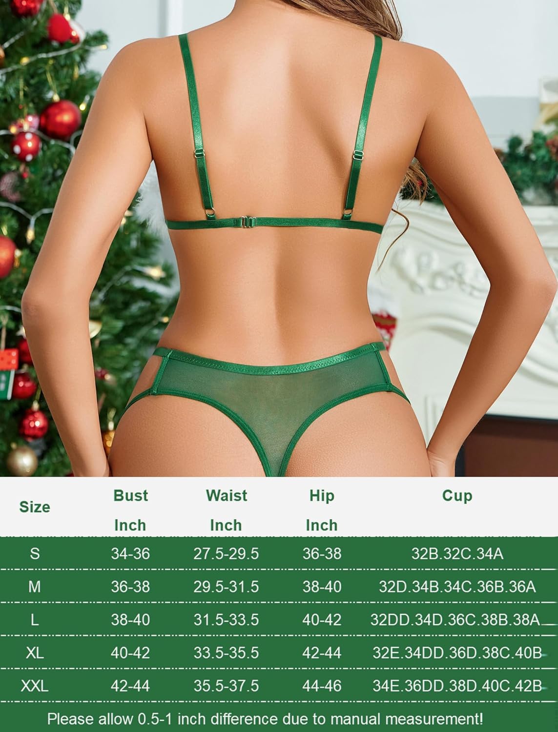 Red cut-out teddy lingerie back view with adjustable shoulder straps and waistband