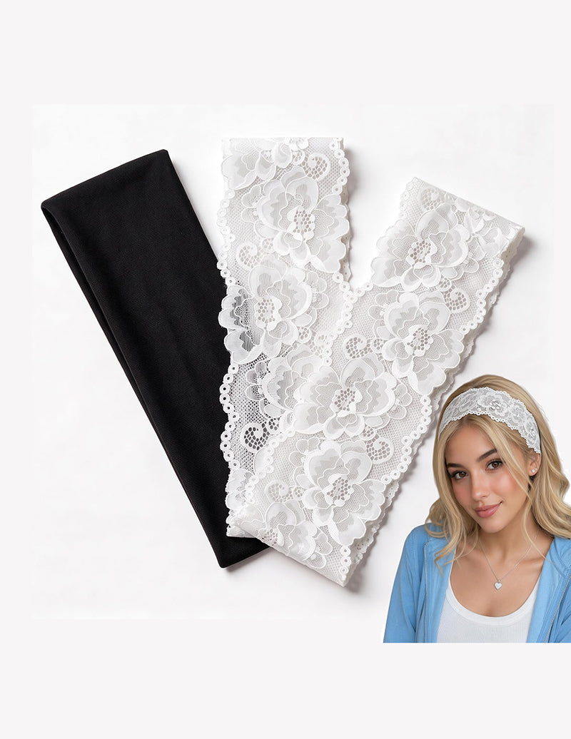 3-Pack Soft Stretch Wide Headbands
