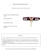 Black leather collar with butterfly pendant, pearl accents, and gold-tone cross charm