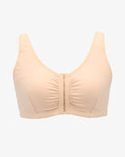 Papaya front-clasp non-wired breathable bra full front view