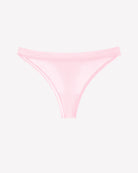 Light pink low-rise seamless thong panties, 100% cotton with narrow leg openings