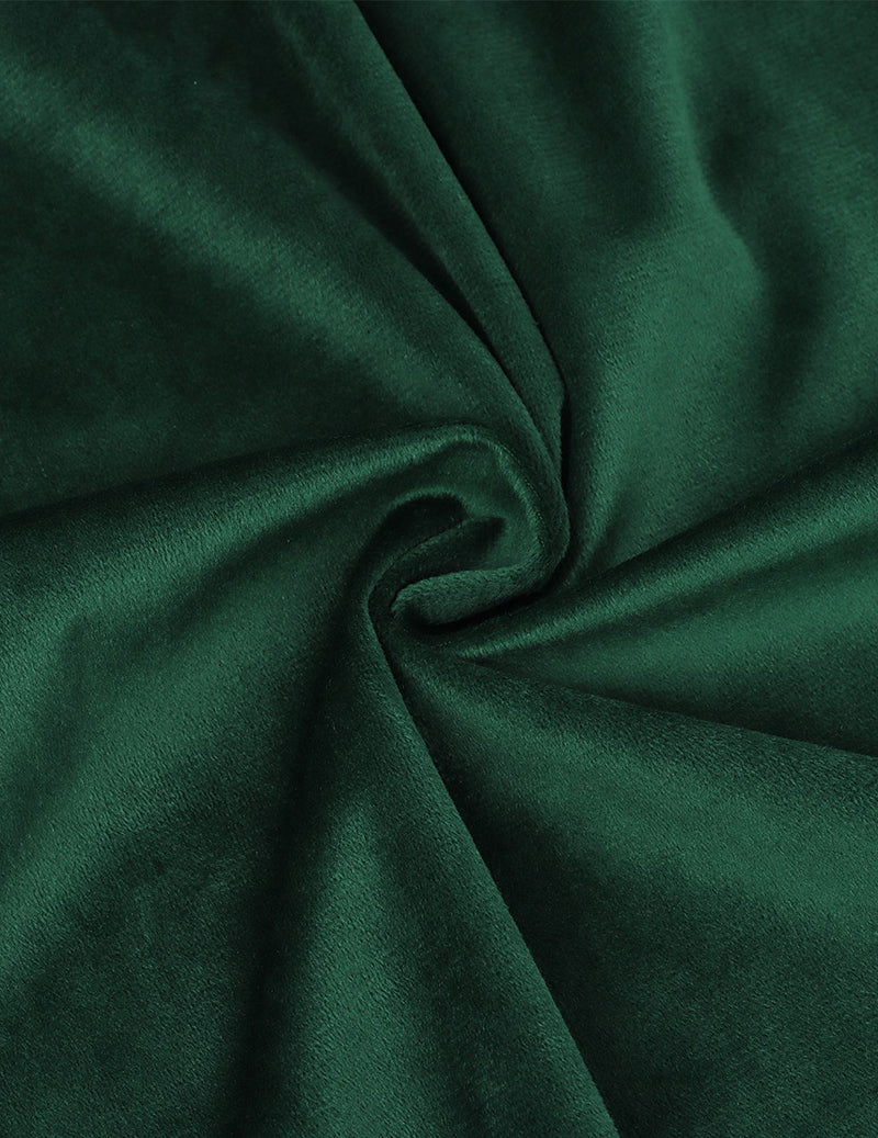 Medieval Gold Trim Velvet Cloak Cape - Green